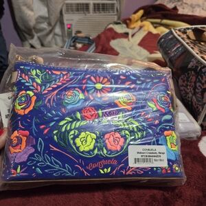 Consuela Multicolor Floral Pouch